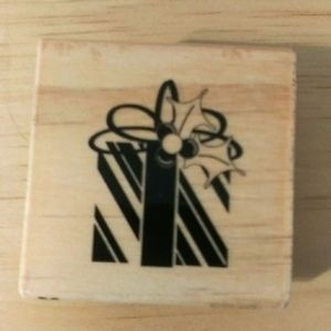 LOT OF Aholiday wood base rubber stamps